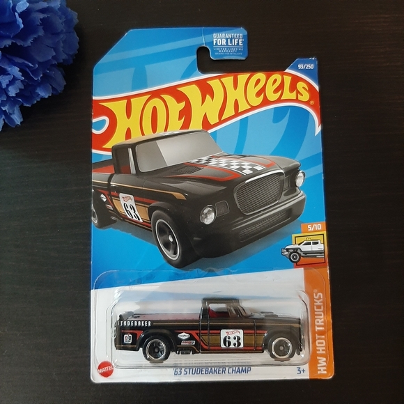 Hot Wheels '63 Studebaker Champ 2022 HW Hot Trucks Diecast - Picture 1 of 11